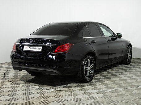 2018 Mercedes-Benz C-Класс 180 IV (W205) Рестайлинг, чёрный, 2549585 рублей, вид 5