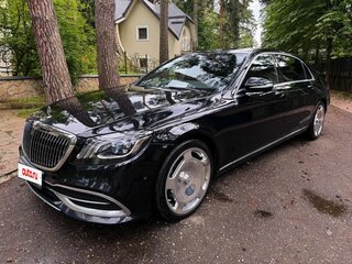 2018 Mercedes-Benz Maybach S-Класс 450 I (X222) Рестайлинг, чёрный, 4700000 рублей, вид 2