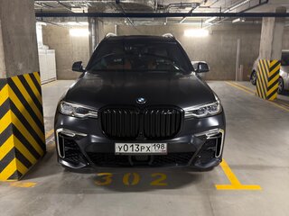 2021 BMW X7 40d I (G07), синий, 7500000 рублей, вид 3