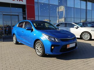 2017 Kia Rio IV, синий, 1400000 рублей, вид 3