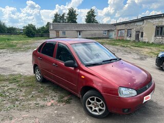 2007 Lada (ВАЗ) Kalina I, красный, 160000 рублей, вид 2
