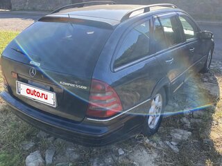2003 Mercedes-Benz C-Класс 220 II (W203), синий, 375000 рублей, вид 4