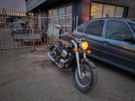 1998 Honda Shadow 400, чёрный, 290000 рублей, вид 1