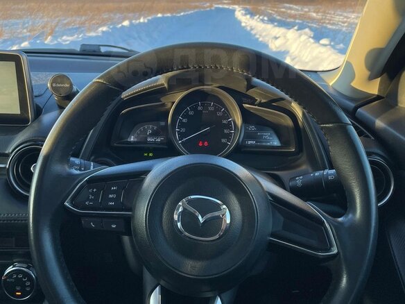 2017 Mazda Demio IV (DJ), синий, 890000 рублей - вид 2