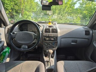 2004 Hyundai Accent ТагАЗ II, чёрный, 230000 рублей, вид 5