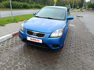 2010 Kia Rio II Рестайлинг, синий, 350000 рублей, вид 3
