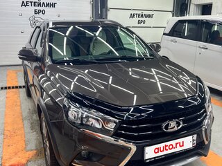 2018 Lada (ВАЗ) Vesta SW Cross I, коричневый, 900000 рублей, вид 3