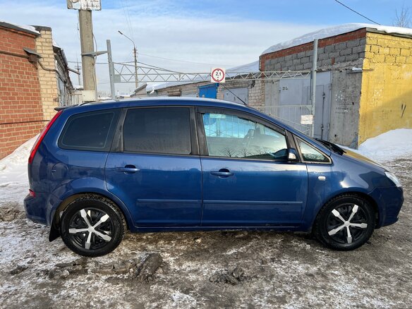2007 Ford C-MAX I Рестайлинг, синий, 430000 рублей - вид 1