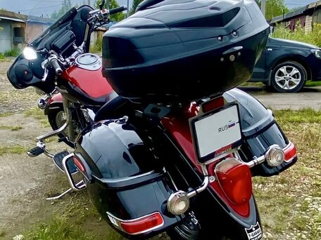 2005 Yamaha XVS1100, красный, 650000 рублей, вид 2