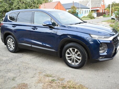 2019 Hyundai Santa Fe IV, синий, 2700000 рублей, вид 5
