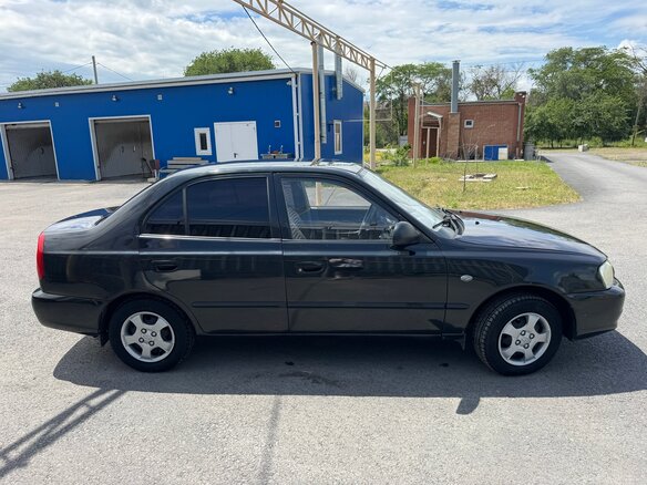2008 Hyundai Accent ТагАЗ II, чёрный, 450000 рублей - вид 1