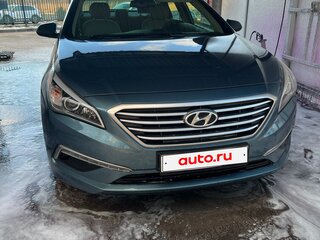 2015 Hyundai Sonata VII (LF), синий, 1420000 рублей, вид 3