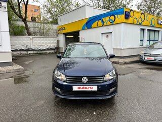 2017 Volkswagen Polo V Рестайлинг, синий, 1250000 рублей, вид 1