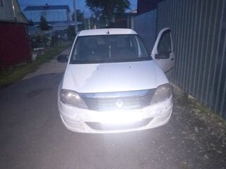 2011 Renault Logan I Рестайлинг, белый, 189999 рублей, вид 1
