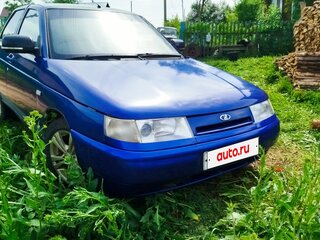 2002 Lada (ВАЗ) 2110, синий, 120000 рублей, вид 1