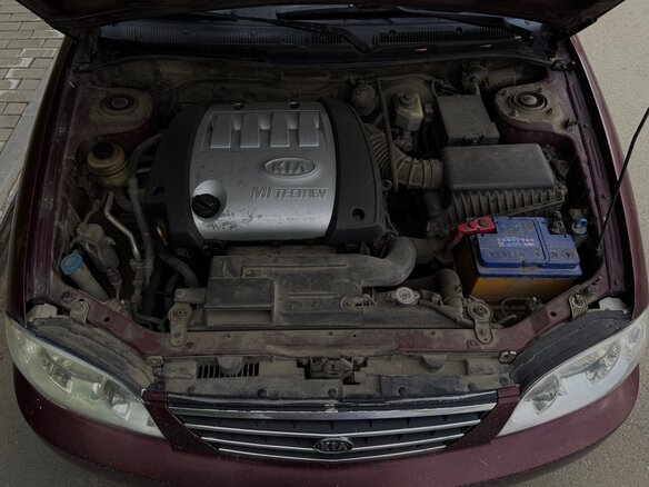 2007 Kia Spectra I Рестайлинг 2, красный, 230000 рублей - вид 7