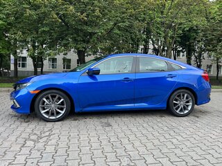 2021 Honda Civic X Рестайлинг, синий, 1750000 рублей, вид 4