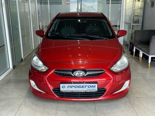 2011 Hyundai Solaris I, красный, 639000 рублей, вид 2