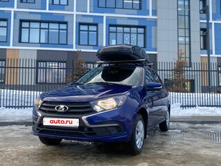 2025 Lada (ВАЗ) Granta I Рестайлинг, синий, 1150000 рублей, вид 2