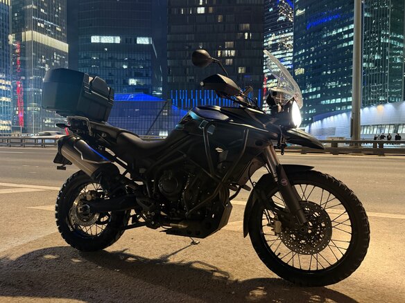 2013 Triumph Tiger 800, зелёный, 700000 рублей - вид 5