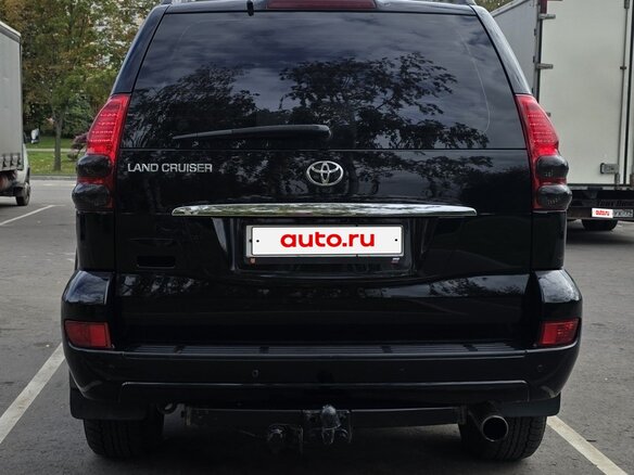 2008 Toyota Land Cruiser Prado 5-speed 120 Series Рестайлинг, чёрный - вид 4