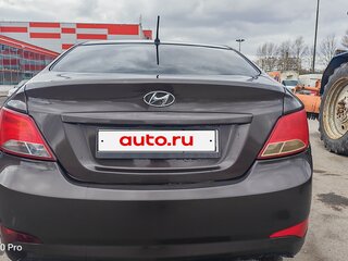 2015 Hyundai Solaris I Рестайлинг, коричневый, 450000 рублей, вид 3