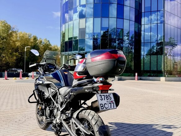 2022 Benelli TRK 502 X, синий, 400000 рублей - вид 13