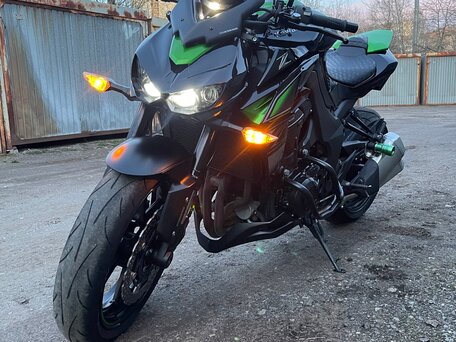 2017 Kawasaki Z 1000, чёрный, 980000 рублей, вид 3