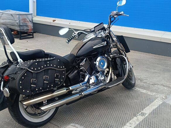 2007 Yamaha XVS1100, чёрный, 650000 рублей - вид 2