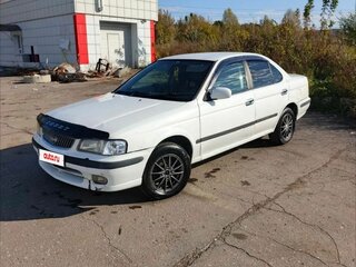 2001 Nissan Sunny B15, белый, 360000 рублей, вид 2