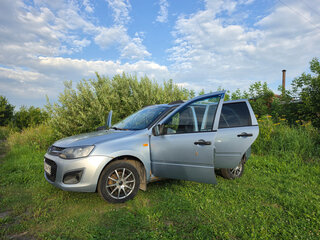 2013 Lada (ВАЗ) Kalina II, голубой, 425000 рублей, вид 3