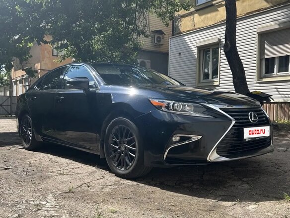 2017 Lexus ES 250 VI Рестайлинг, чёрный, 3500000 рублей - вид 3