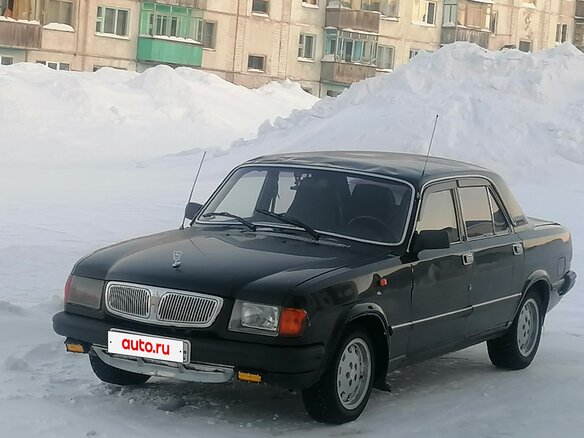 1998 ГАЗ 3110 «Волга», чёрный, 100000 рублей