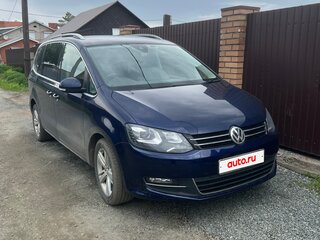 2019 Volkswagen Sharan II Рестайлинг, синий, 1790000 рублей, вид 1
