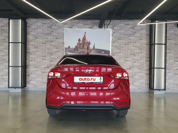2019 Hyundai Solaris II, красный, 1645000 рублей - вид 5