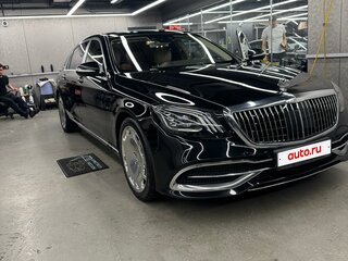 2017 Mercedes-Benz Maybach S-Класс 450 I (X222) Рестайлинг, чёрный, 5100000 рублей, вид 4
