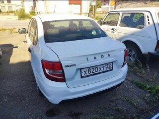 2019 Lada (ВАЗ) Granta I Рестайлинг, белый, 430000 рублей, вид 3