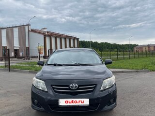 2009 Toyota Corolla X (E140, E150), чёрный, 700000 рублей, вид 3
