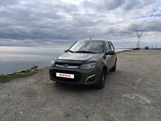 2013 Lada (ВАЗ) Kalina II, зелёный, 300000 рублей, вид 2