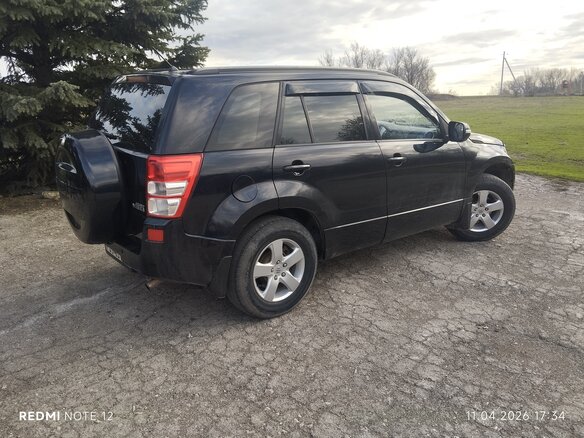 2008 Suzuki Grand Vitara II, чёрный, 780000 рублей - вид 6