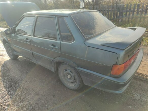 2008 Lada (ВАЗ) 2115, зелёный, 120000 рублей - вид 3