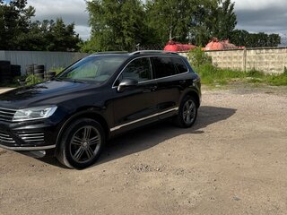 2016 Volkswagen Touareg II Рестайлинг, синий, 3200000 рублей, вид 4