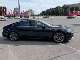 2021 Audi A7 50 TDI II (4K), синий, 5450000 рублей, вид 4