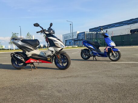 2012 Aprilia SR 50 R, серый, 150000 рублей, вид 2