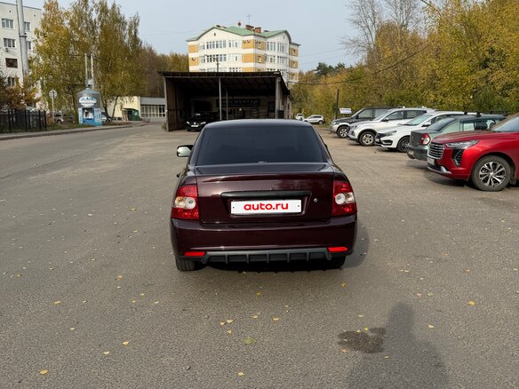 2012 Lada (ВАЗ) Priora I, красный, 165000 рублей - вид 3