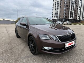 2017 Skoda Octavia III (A7) Рестайлинг, коричневый, 1900000 рублей, вид 2