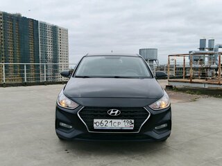 2018 Hyundai Solaris II, чёрный, 1150000 рублей, вид 2