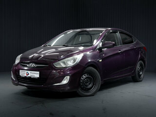 2011 Hyundai Solaris I, фиолетовый, 549000 рублей, вид 4