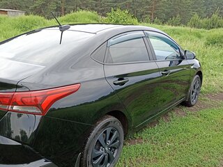 2020 Hyundai Solaris II Рестайлинг, чёрный, 1430000 рублей, вид 4