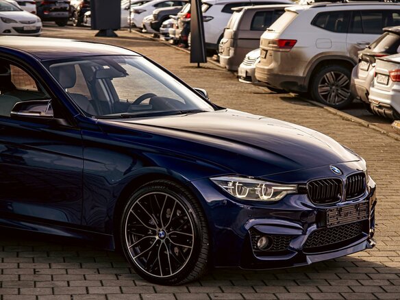 2018 BMW 3 серии 320i VI (F3x) Рестайлинг, синий, 2025000 рублей - вид 7